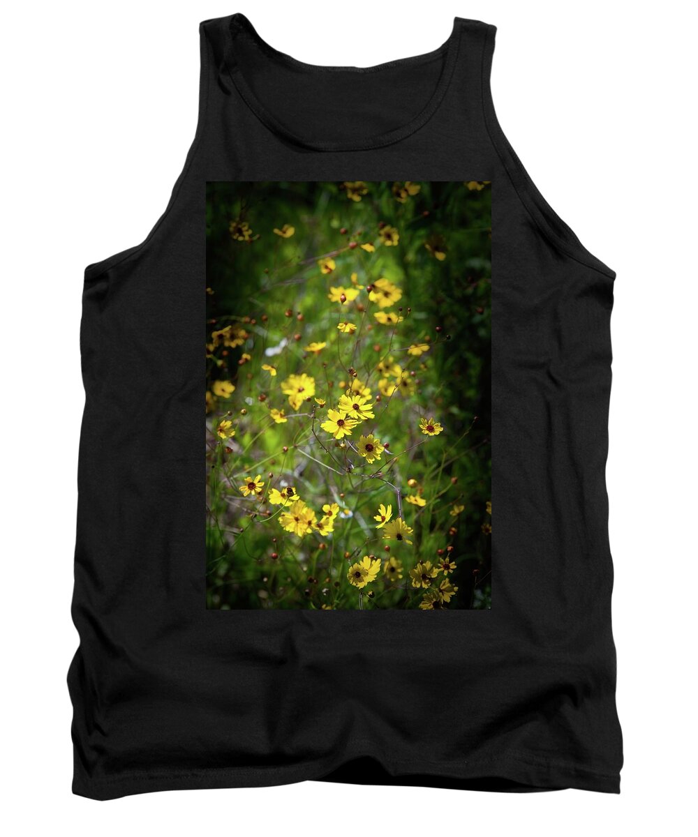 Flower Tank Top featuring the photograph Beautiful Tickseed Flowers by T Lynn Dodsworth