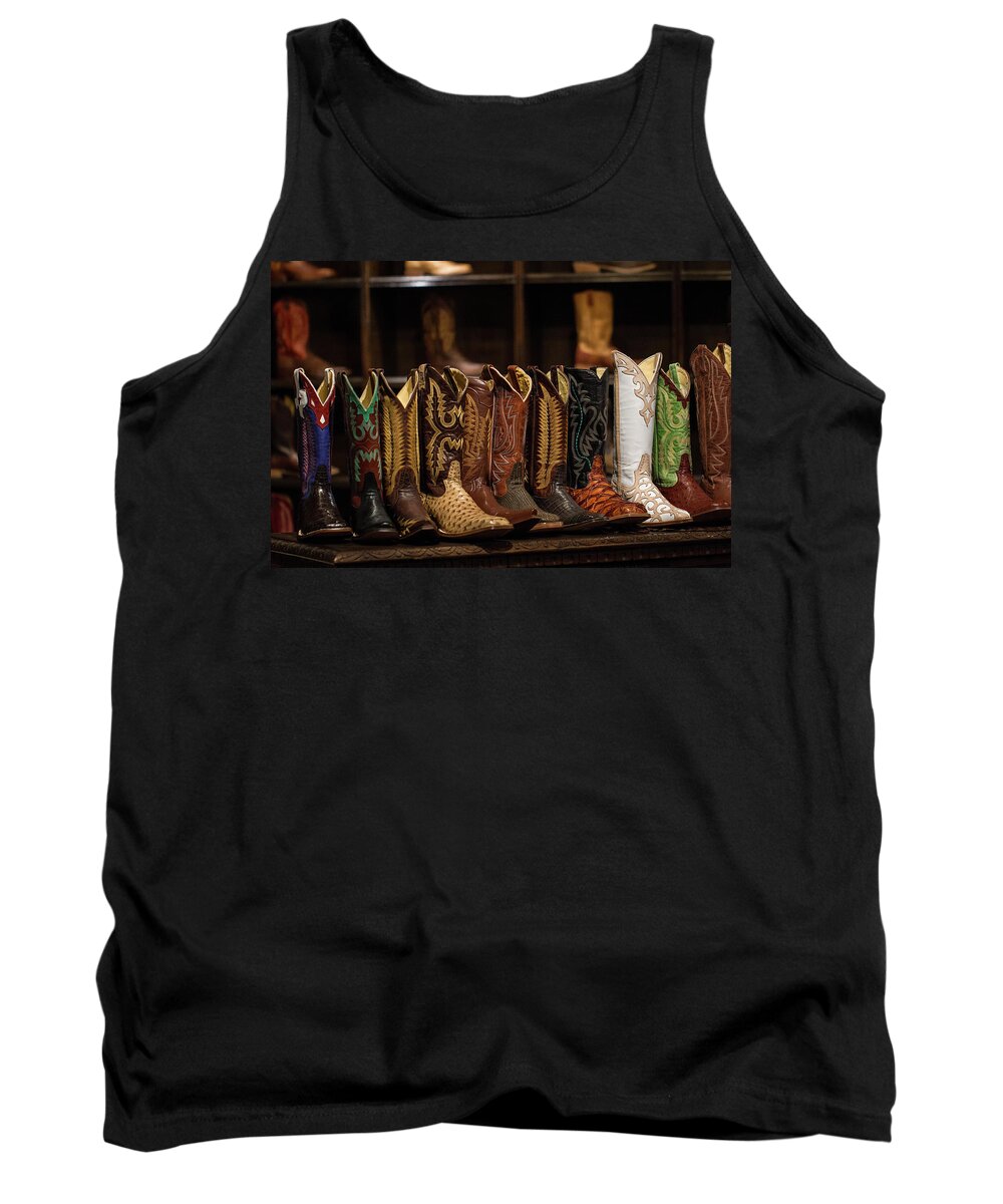Cowboy Boots Tank Top featuring the photograph Boots by KC Hulsman
