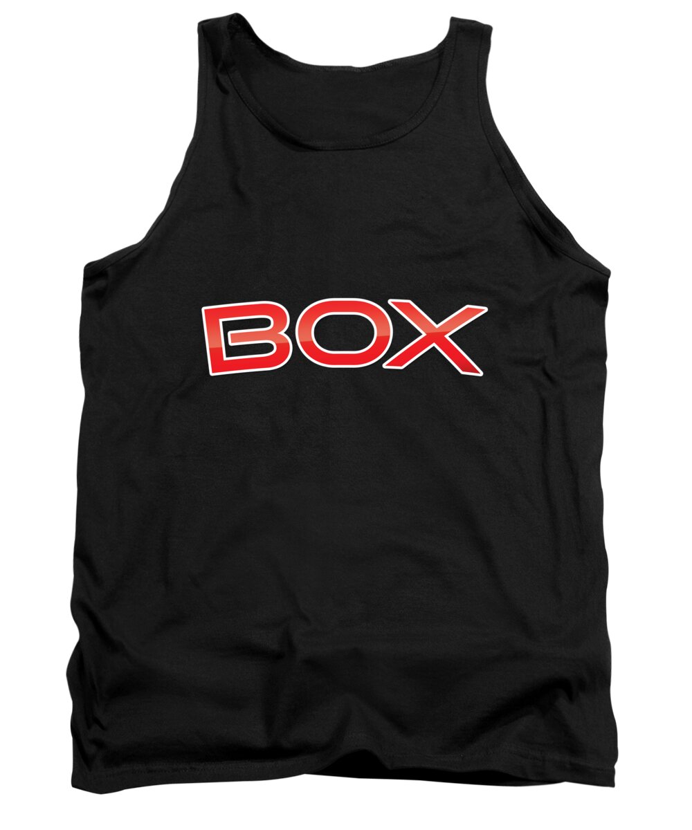 Box Tank Top featuring the digital art Box by TintoDesigns