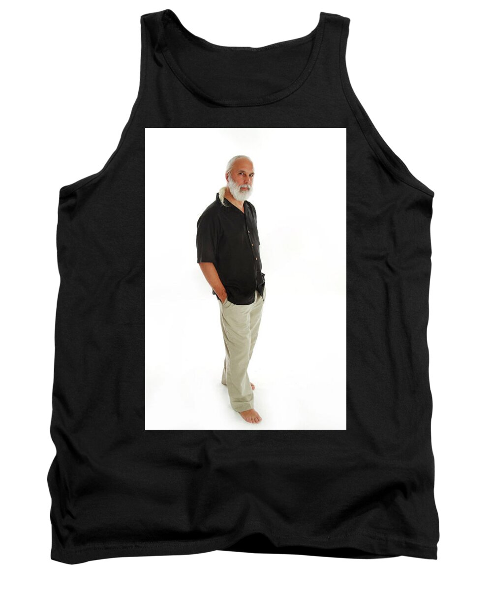 Studio Work Tank Top featuring the photograph Brian by Alan Hausenflock