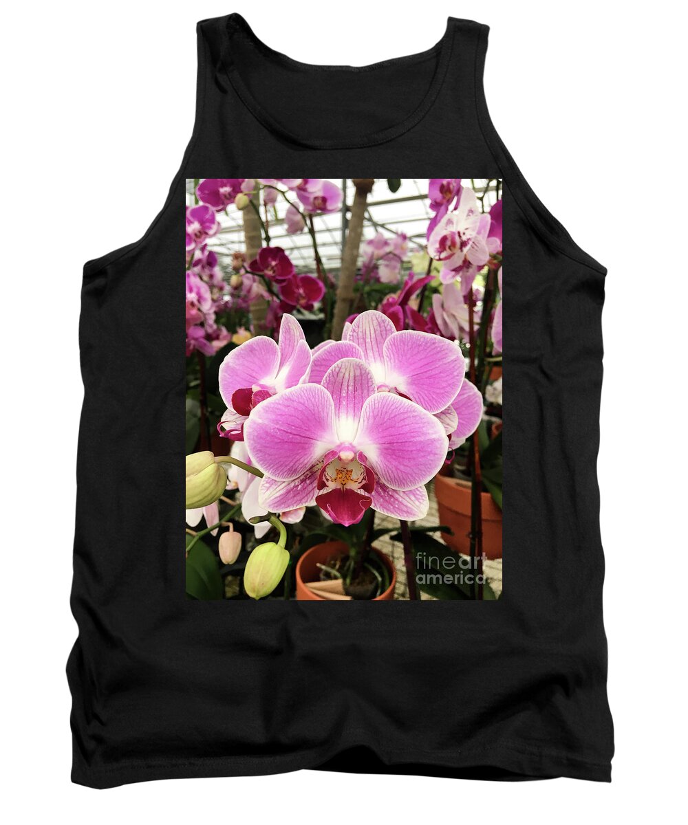 Orchid Flower Tank Top featuring the photograph Beautiful Exotic Orchid Artwork 04 by Carlos Diaz