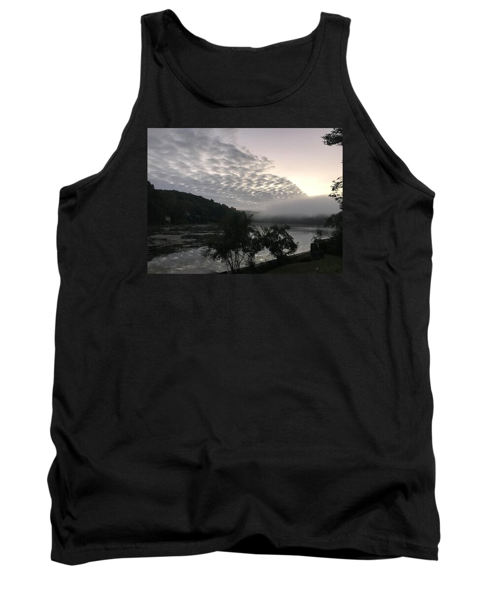 Sunrise Tank Top featuring the photograph Fog Roll on Wataba by Tom Johnson