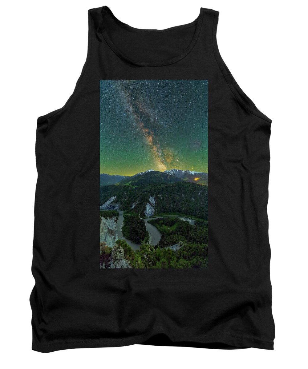 Switzerland Tank Top featuring the photograph Gorgeous Night by Ralf Rohner