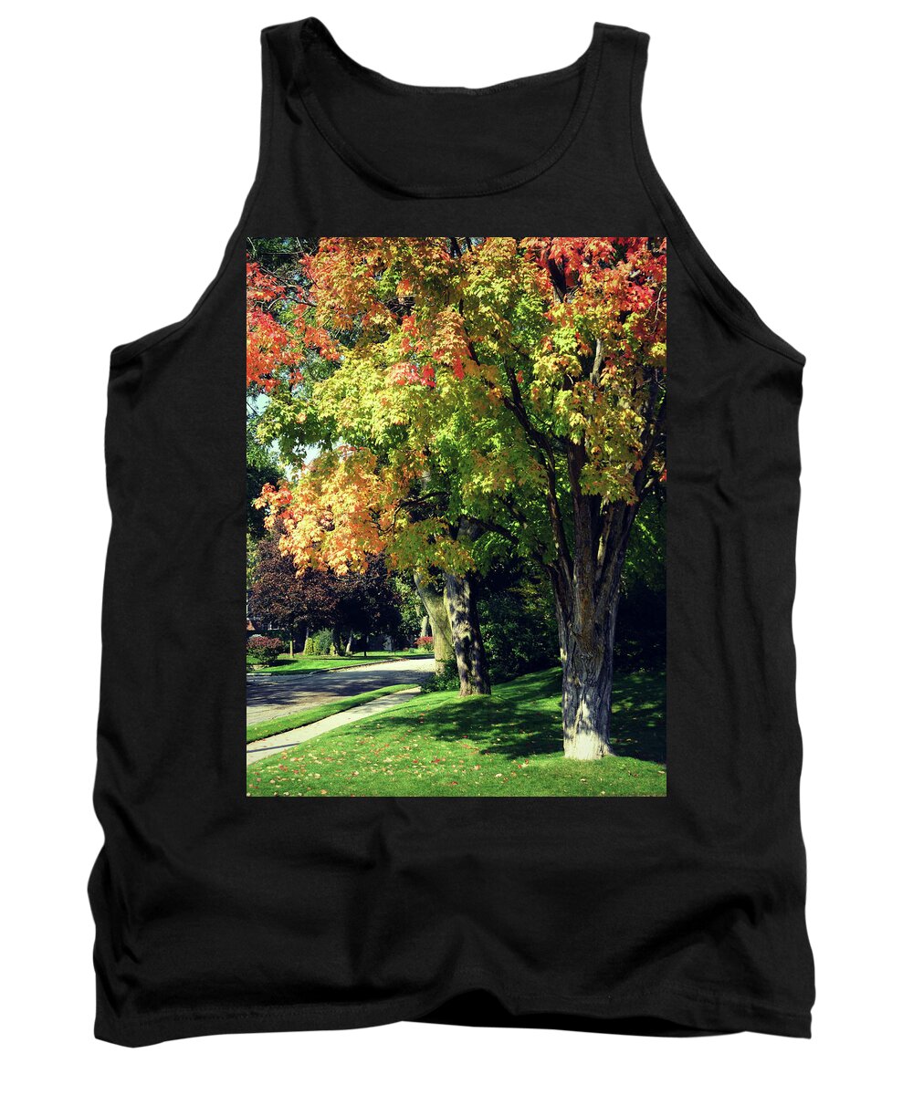 Her Beautiful Path Home Tank Top featuring the photograph Her Beautiful Path Home by Cyryn Fyrcyd