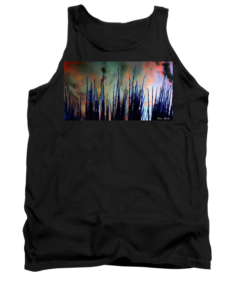  Tank Top featuring the digital art Hiding in the Tall Grass by Rein Nomm