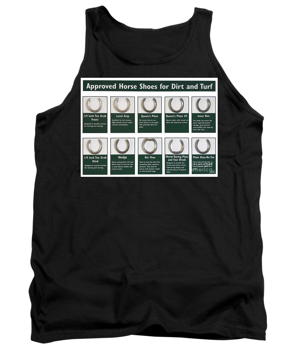 Horseshoes Tank Top featuring the photograph Horseshoes by CAC Graphics