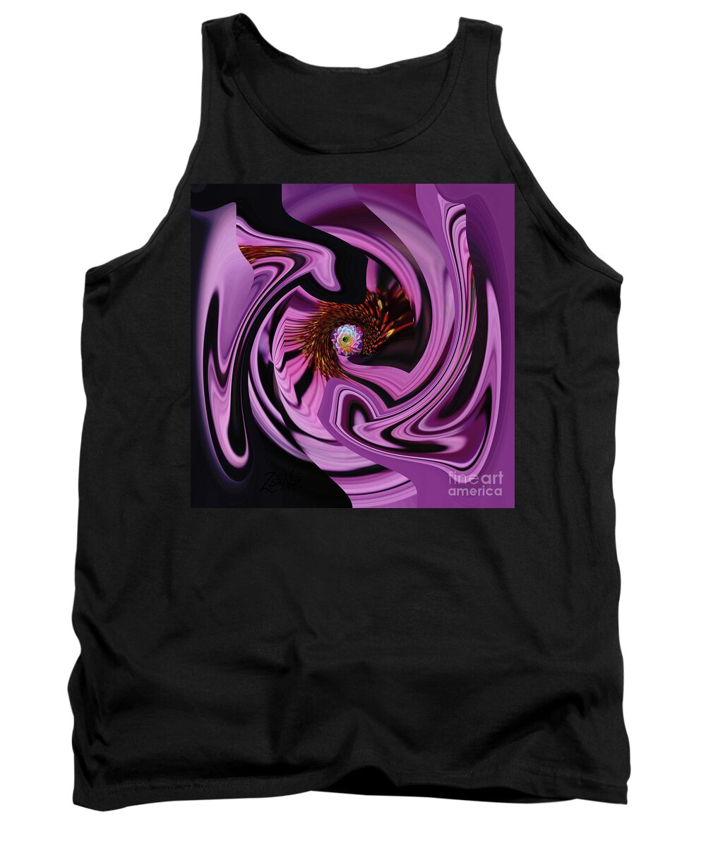 Square Tank Top featuring the digital art Make Your Point No 1 by Zsanan Studio