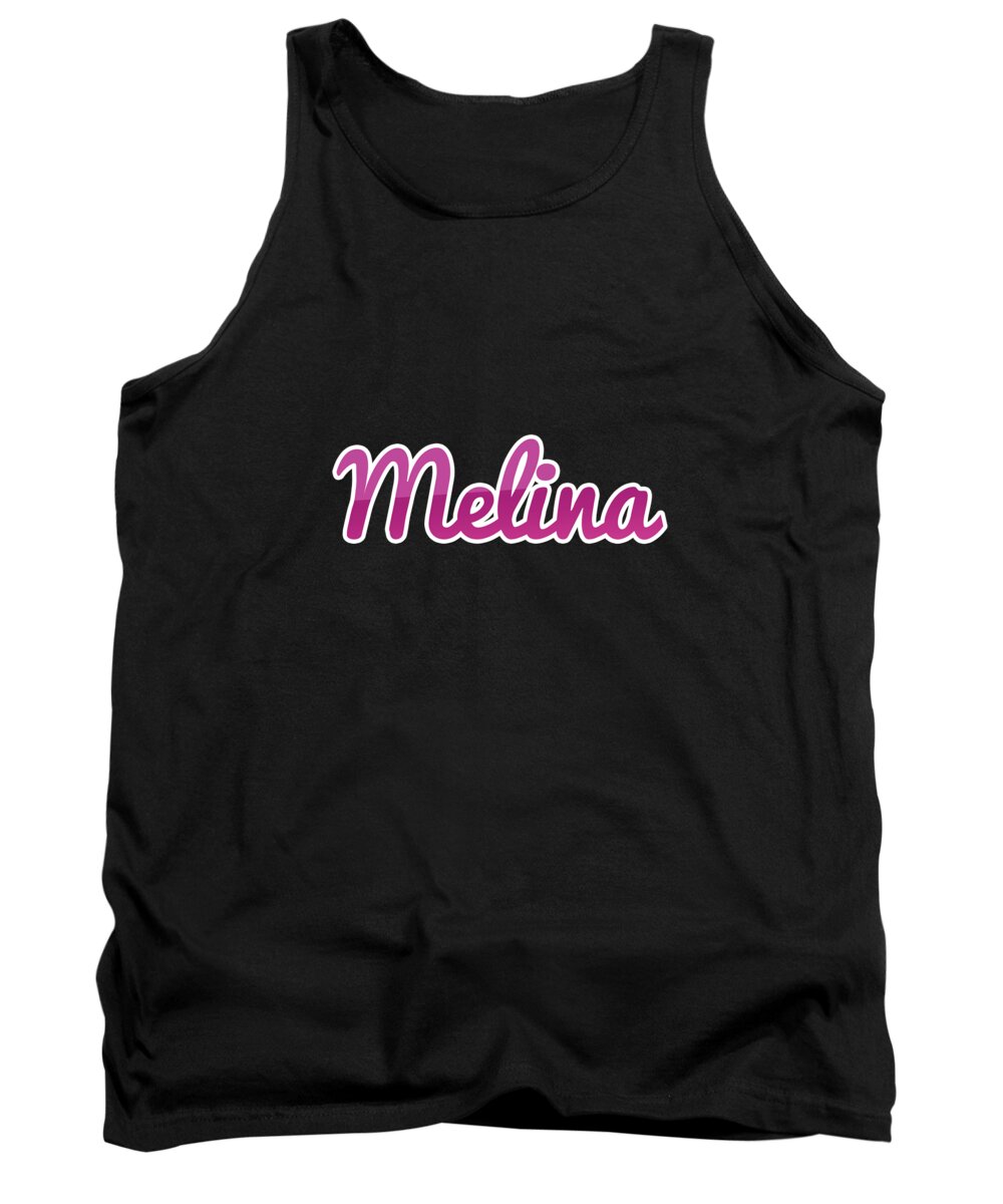 Melina Tank Top featuring the digital art Melina #Melina by TintoDesigns