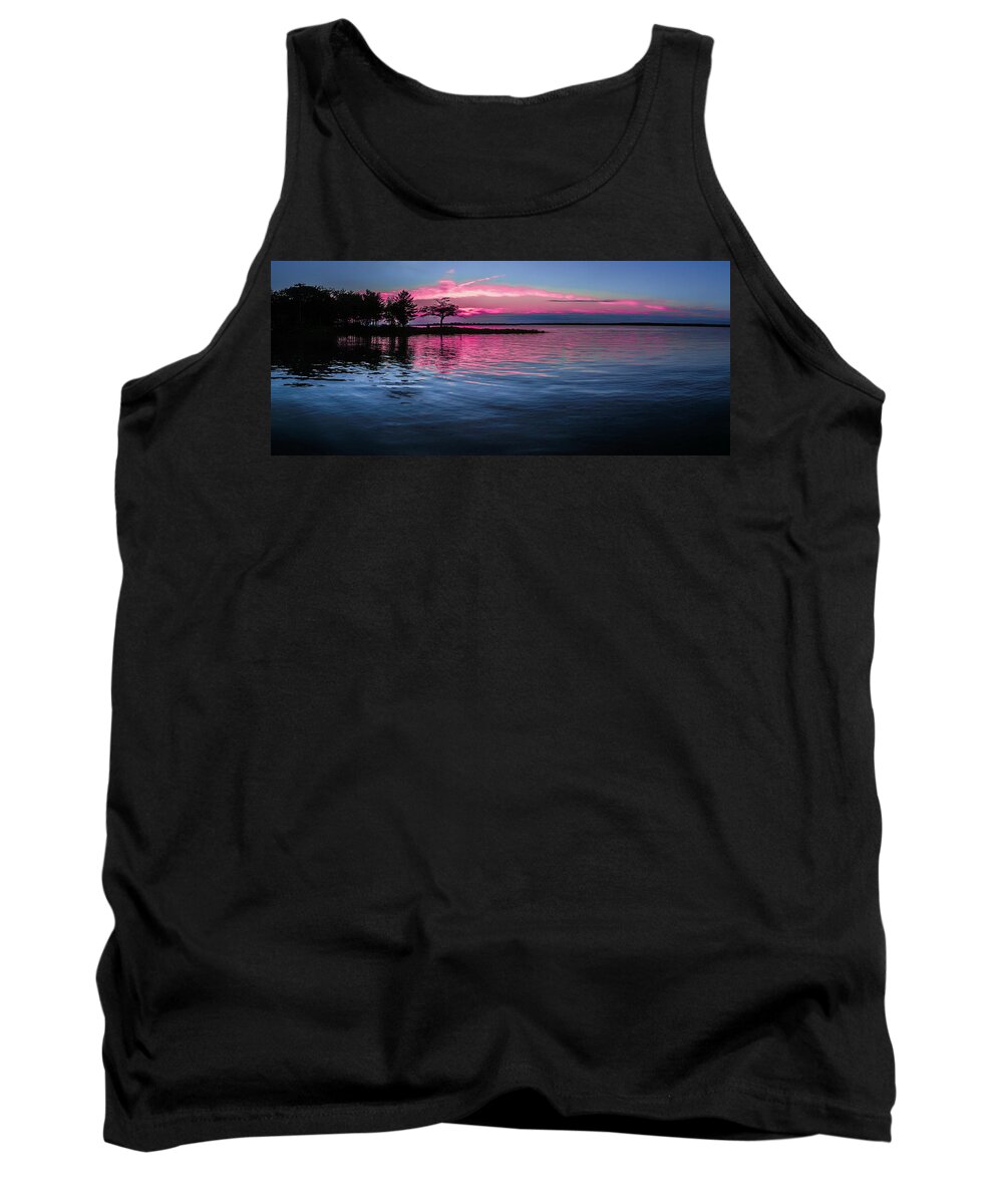 Blue Water Tank Top featuring the photograph My Favorite Tree by Joe Holley