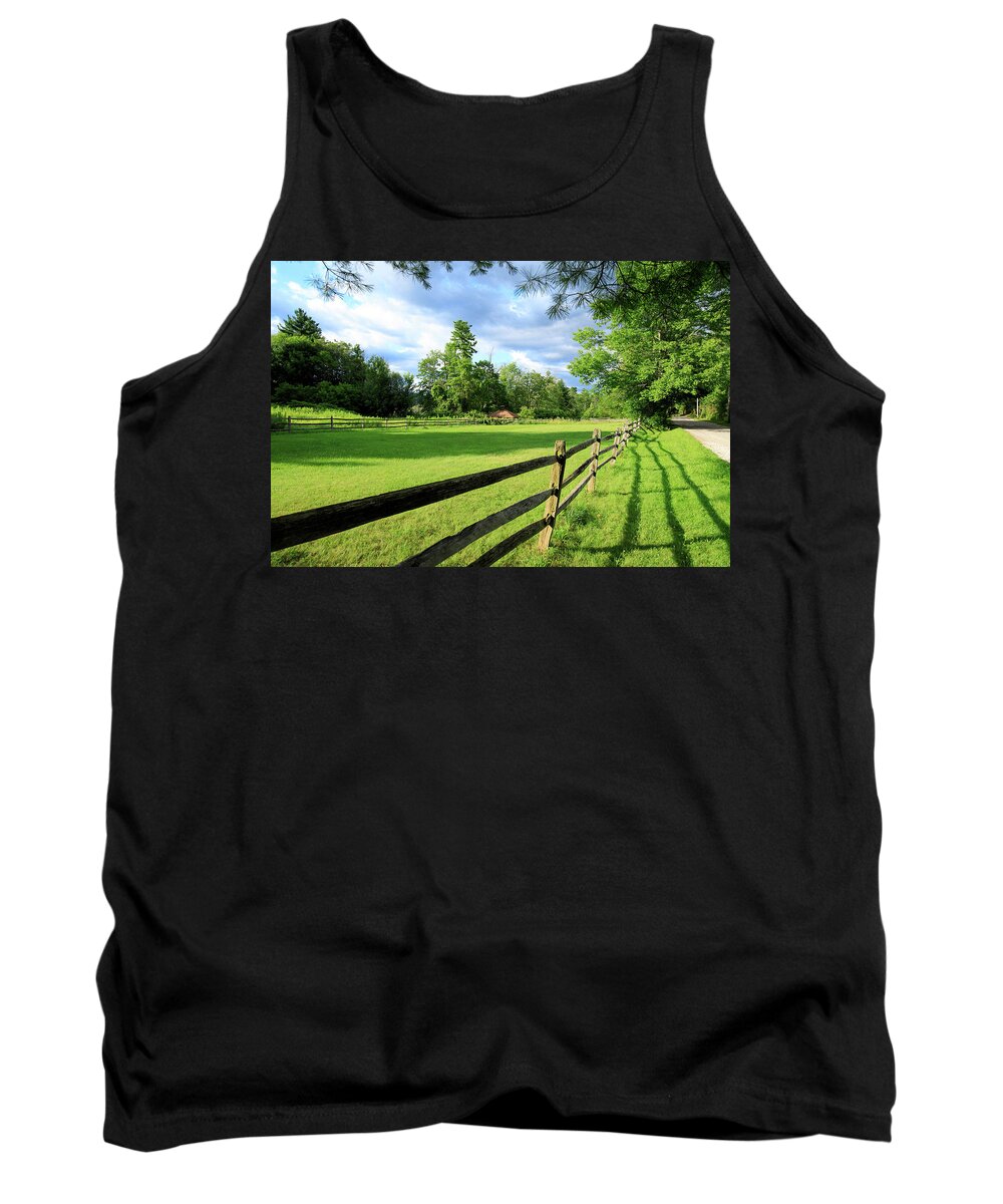 New England Tank Top featuring the photograph New England Field #1620 by Michael Fryd
