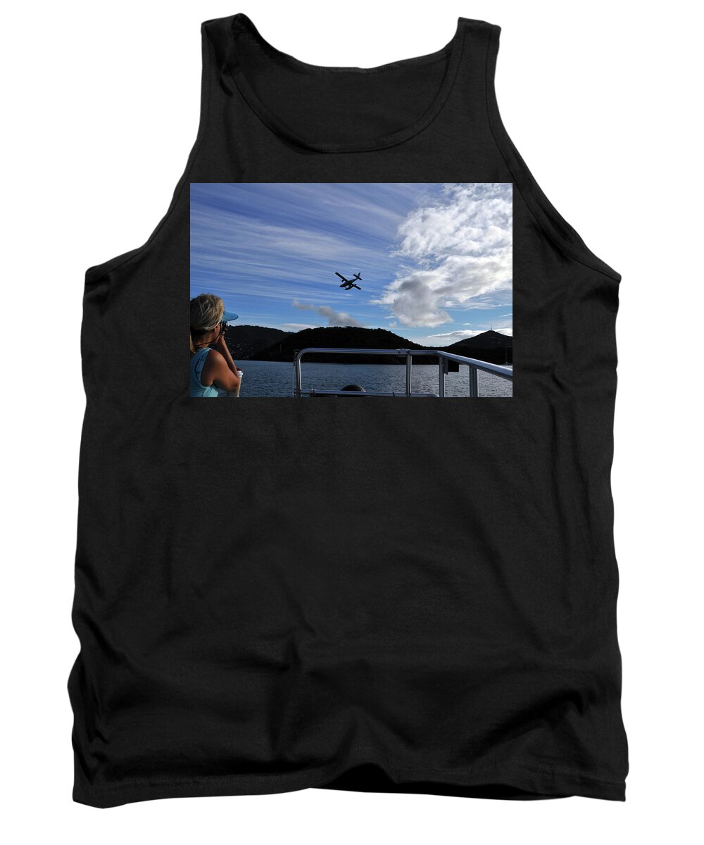 Seaplane Tank Top featuring the photograph Observer by Climate Change VI - Sales