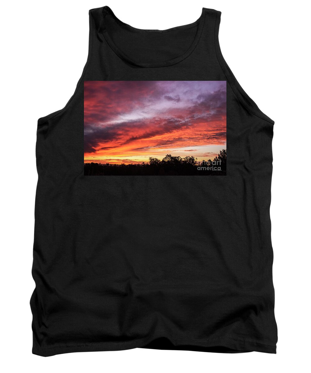 Natanson Tank Top featuring the photograph October Dawn by Steven Natanson