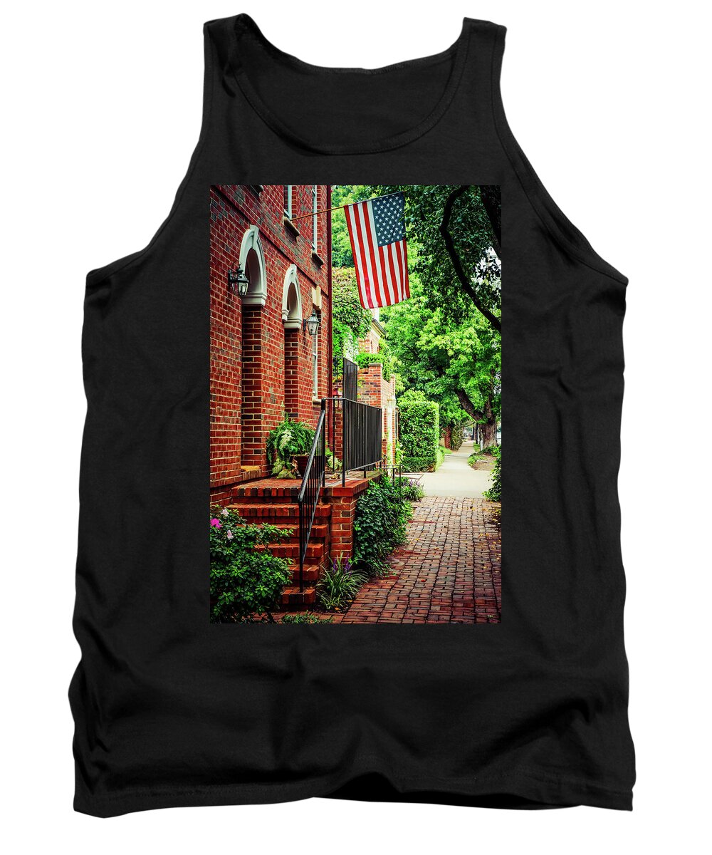 Flowers Tank Top featuring the photograph Patriotic 21 by Bill Chizek