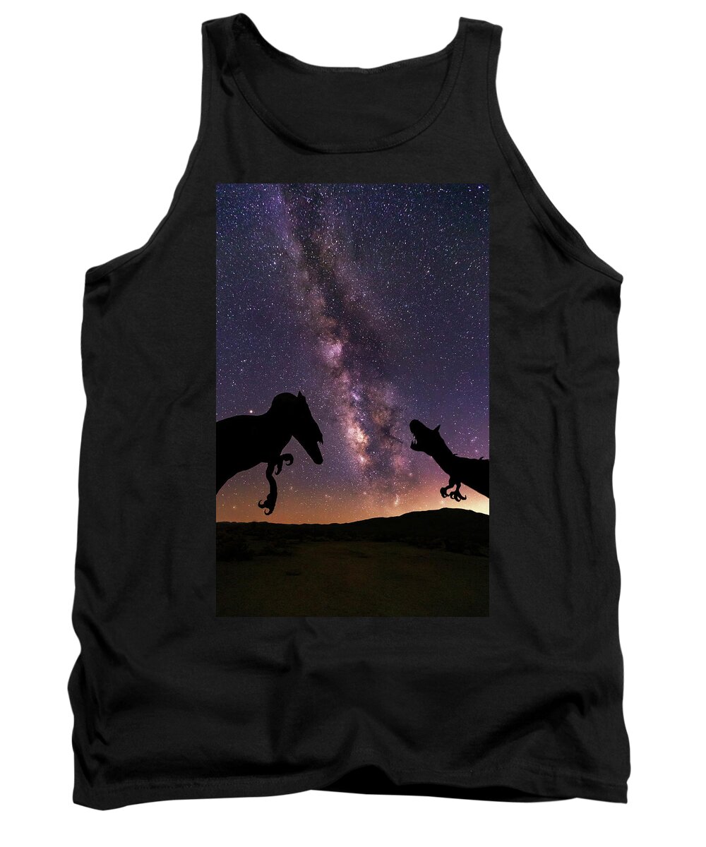 T Rex Tank Top featuring the photograph Pre Historic by Tassanee Angiolillo