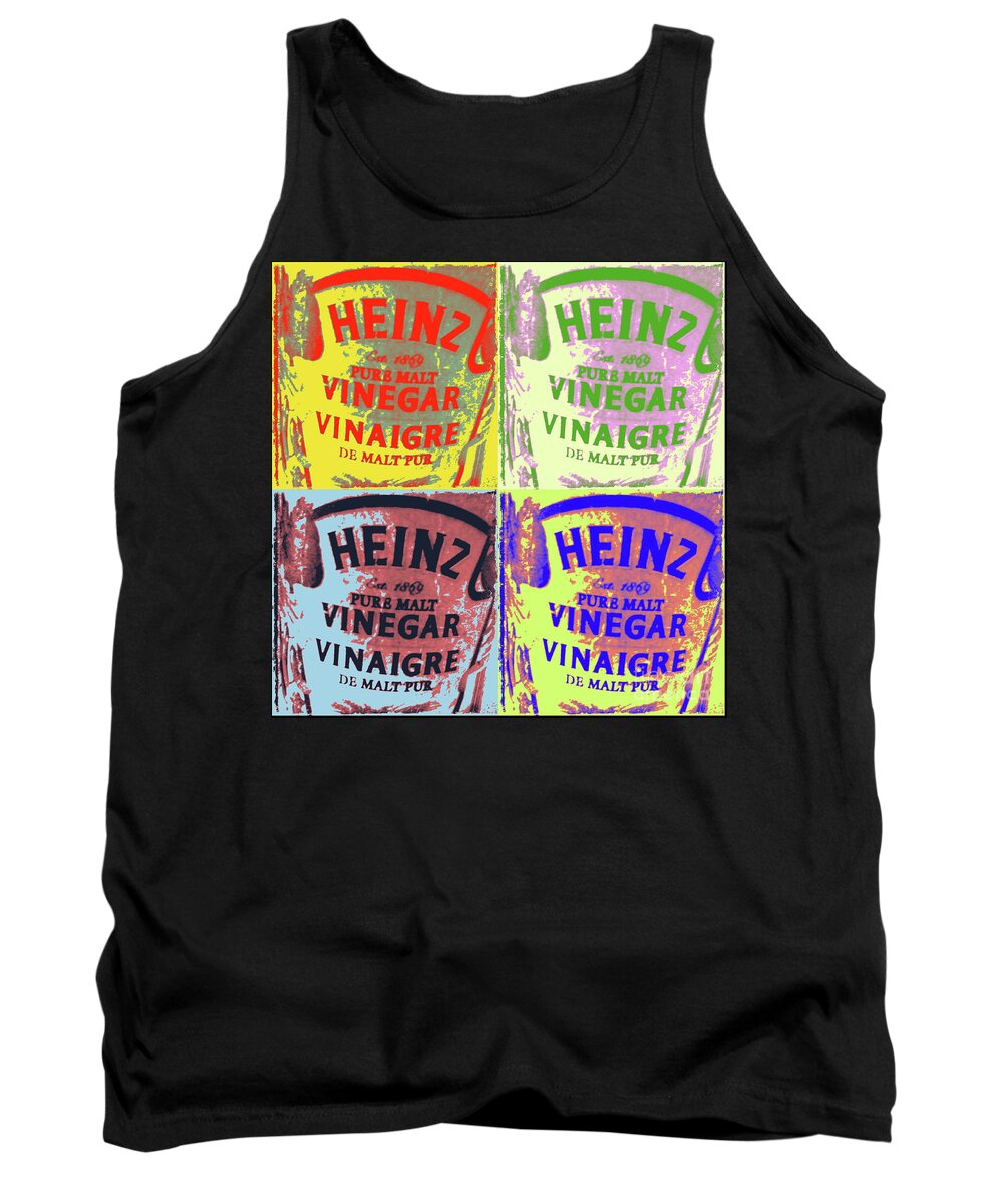 Square Tank Top featuring the photograph Pure Malt Vinegar by Lenore Locken