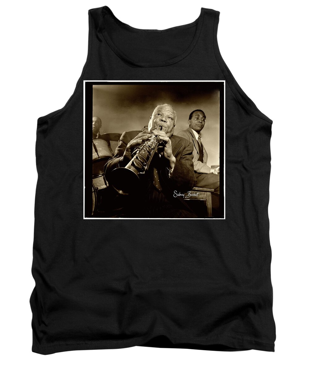Clarinet Tank Top featuring the photograph Sidney Bechet by Carlos Diaz