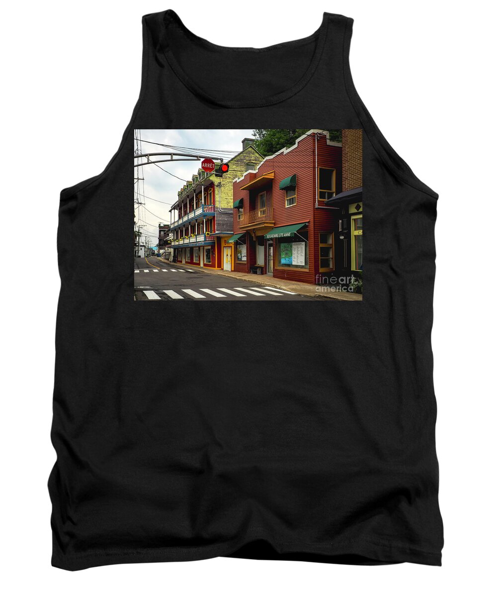 Souvenirs Tank Top featuring the photograph Souvenirs Ste Anne by Mary Capriole