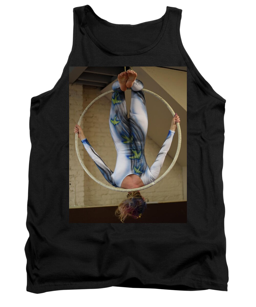 Photography Tank Top featuring the painting Sparrow by Leigh Odom