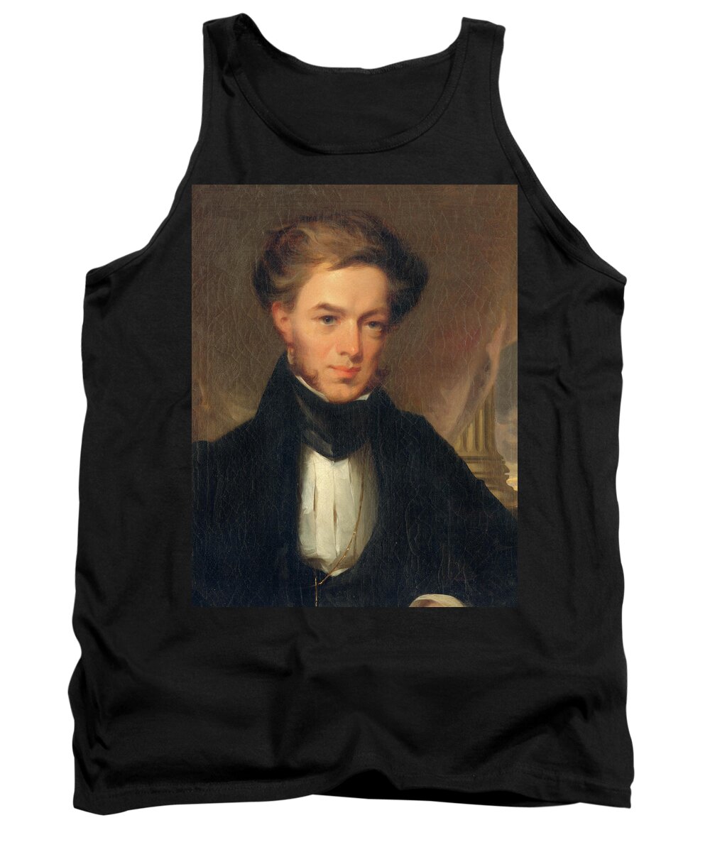 Philadelphia Tank Top featuring the painting Portrait of Thomas Ustick Walter, 1835 by John Neagle