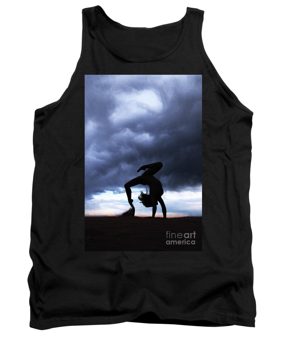 Clouds Tank Top featuring the photograph Twister by Robert WK Clark
