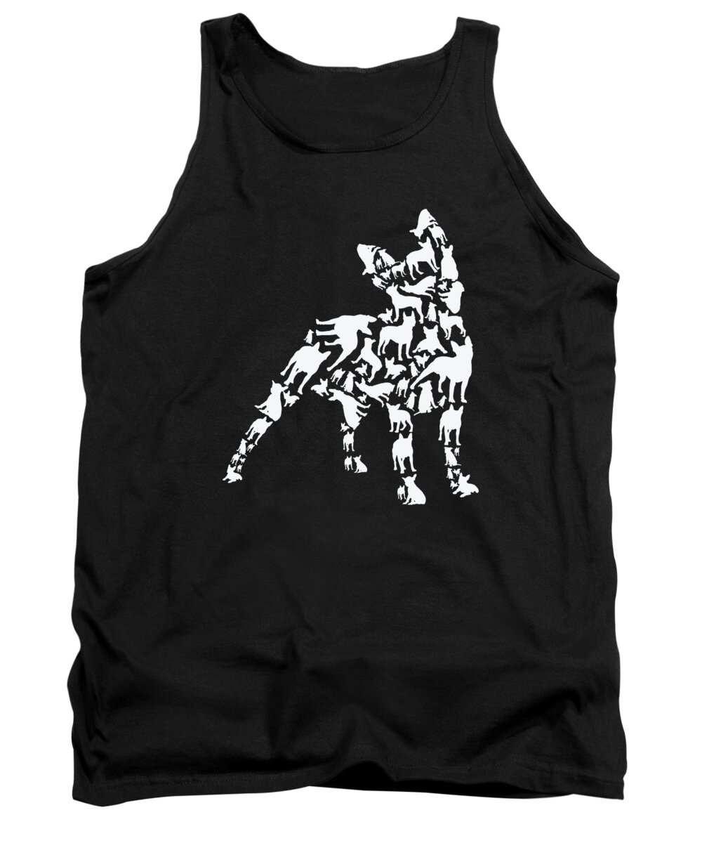 Boston Terrier Tank Top featuring the digital art Boston Terrier Dog Boston Terrier Mom Boston Terrier Dad #1 by Toms Tee Store