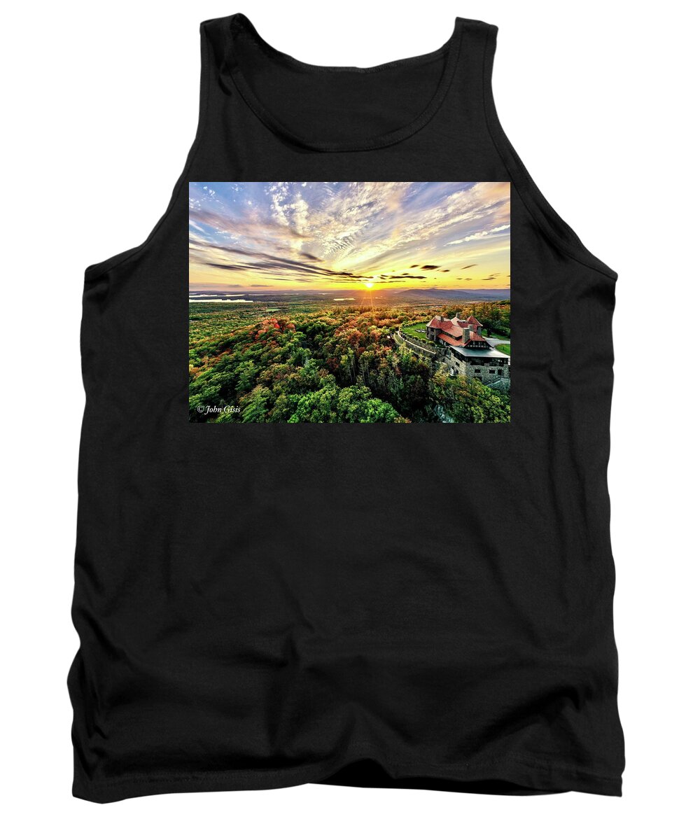  Tank Top featuring the photograph Castle in the Clouds #1 by John Gisis