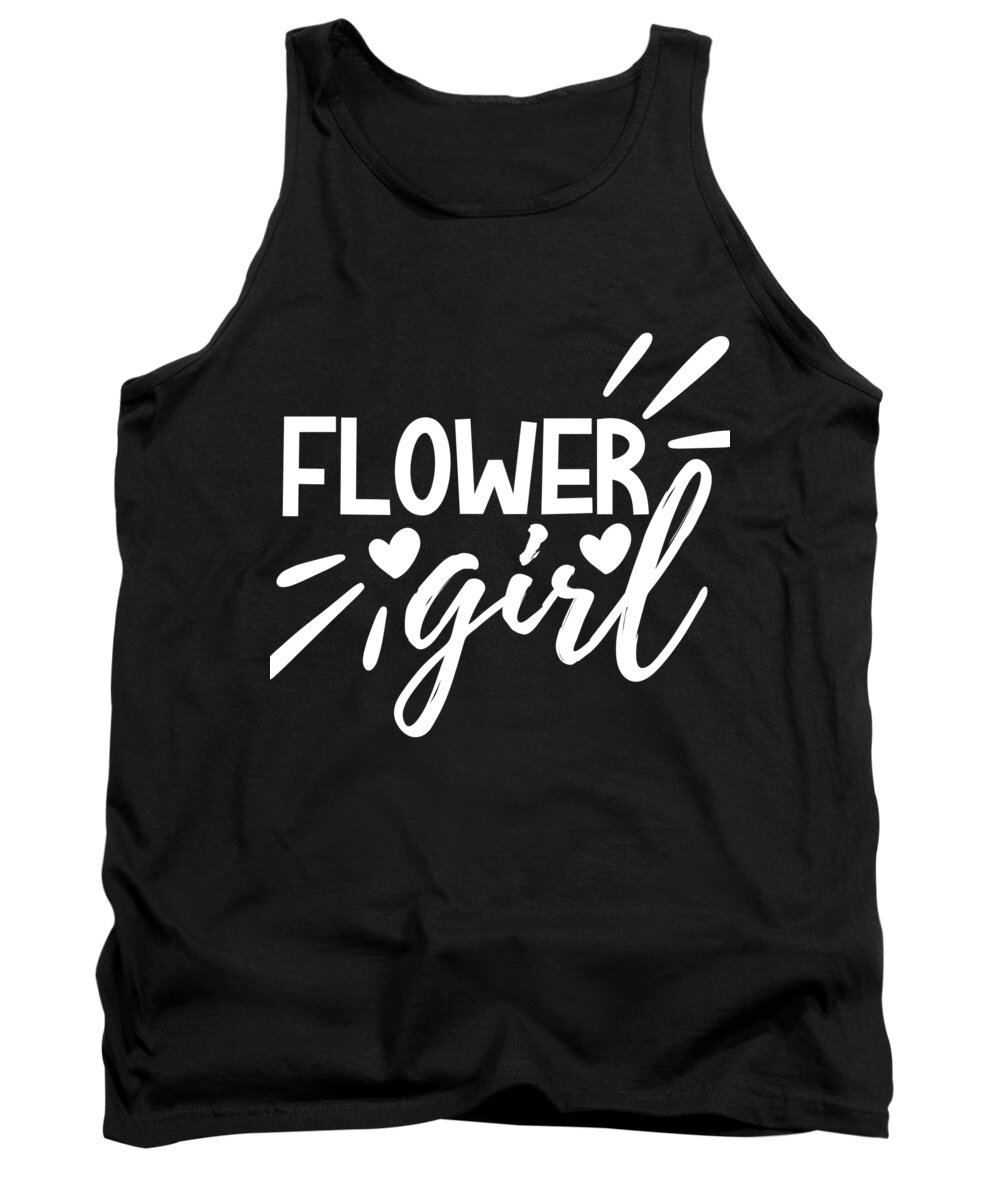 Bridesmaid Tank Top featuring the digital art Flower girl by Jacob Zelazny