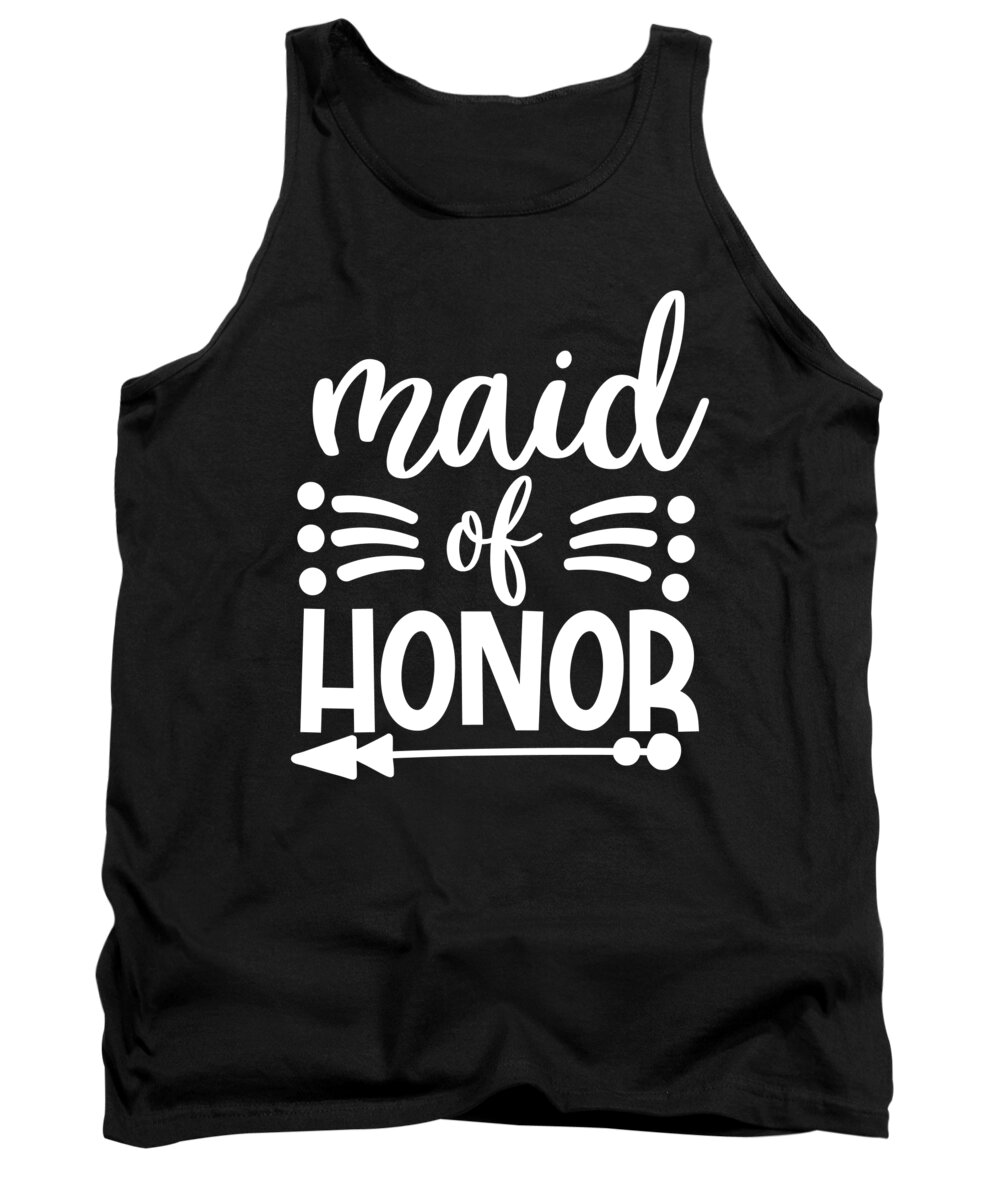 Bridesmaid Tank Top featuring the digital art Maid of honor by Jacob Zelazny