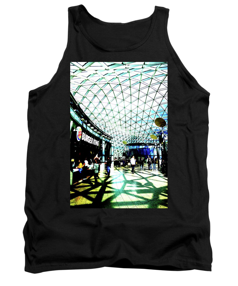 Mall Tank Top featuring the photograph Mall In Warsaw, Poland 4 #1 by John Siest