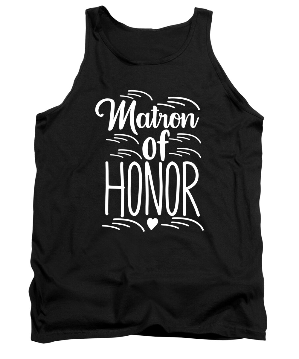 Bridesmaid Tank Top featuring the digital art Matron of Honor by Jacob Zelazny
