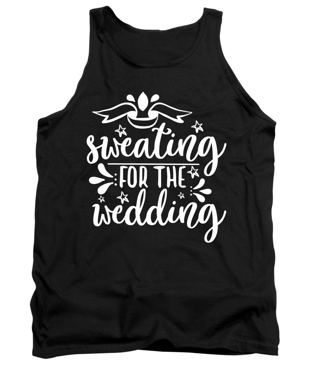 Bridesmaid Tank Top featuring the digital art Sweating for the Wedding by Jacob Zelazny