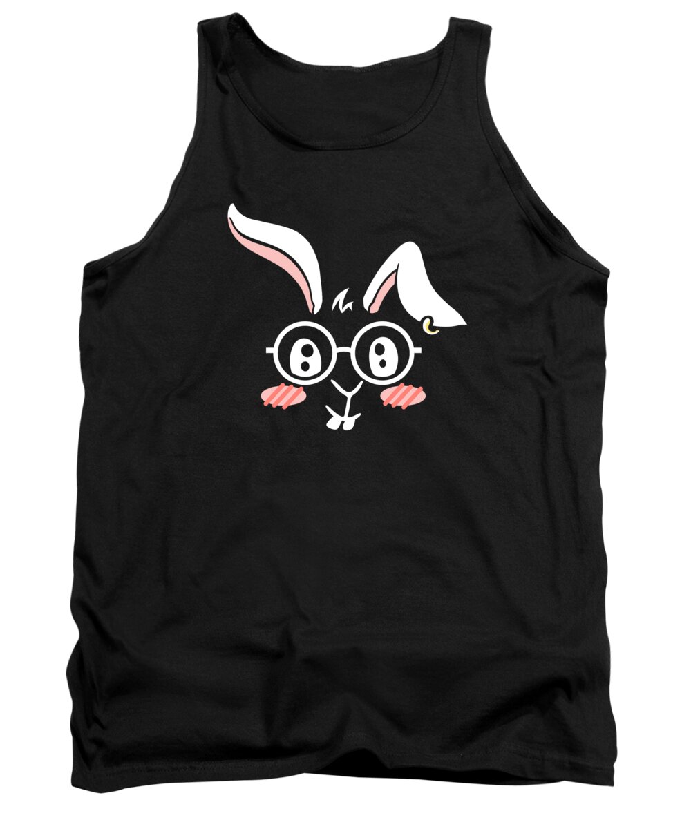Easter Tank Top featuring the digital art Easter Holiday Rabbit Easter Bunny Happy Easter #2 by Toms Tee Store