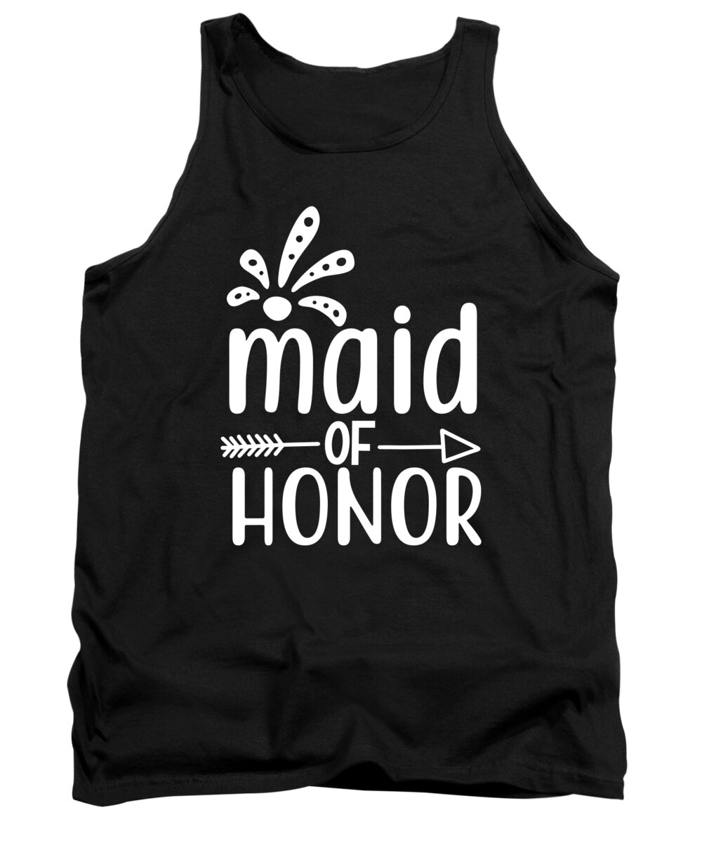 Bridesmaid Tank Top featuring the digital art Maid of Honor by Jacob Zelazny