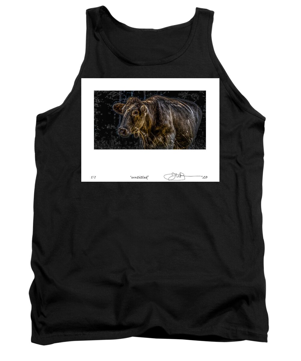 Signed Limited Edition Of 10 Tank Top featuring the digital art 23 by Jerald Blackstock
