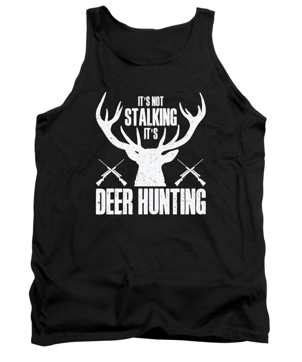 Hunting Tank Top featuring the digital art Deer Hunting Bow Hunter #3 by Toms Tee Store