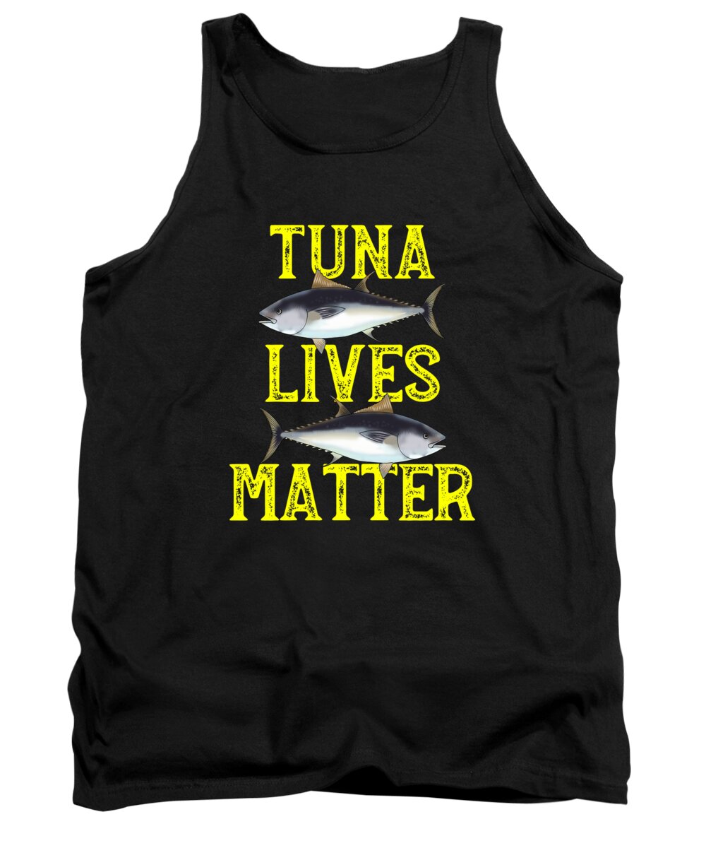 Funny Tuna Fishing Freshwater Saltwater Fish Gift #3 Tank Top by