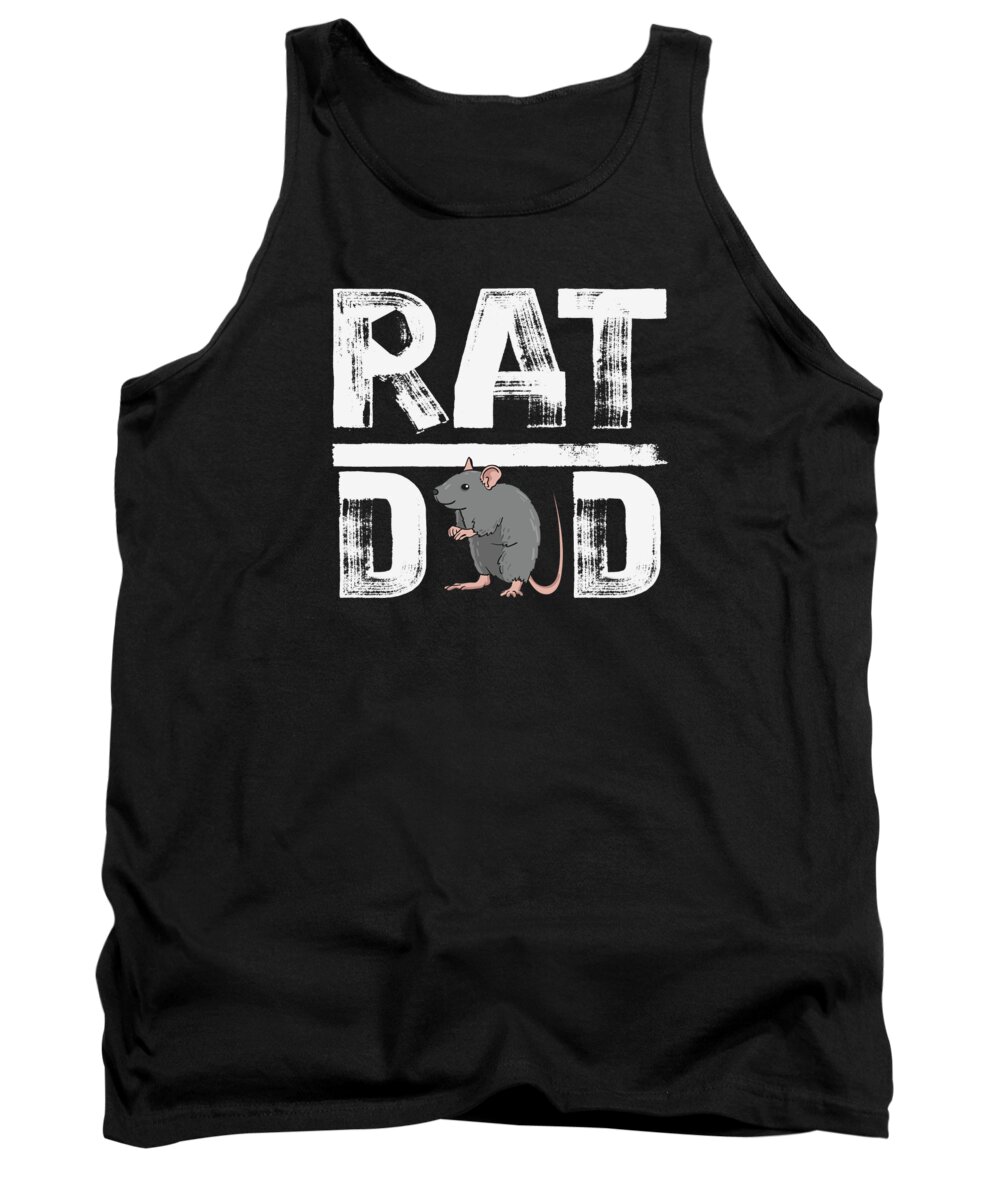 Rat Tank Top featuring the digital art Pet Rats Rat Rotten Mice Mous Rex Rats Hairless #6 by Toms Tee Store