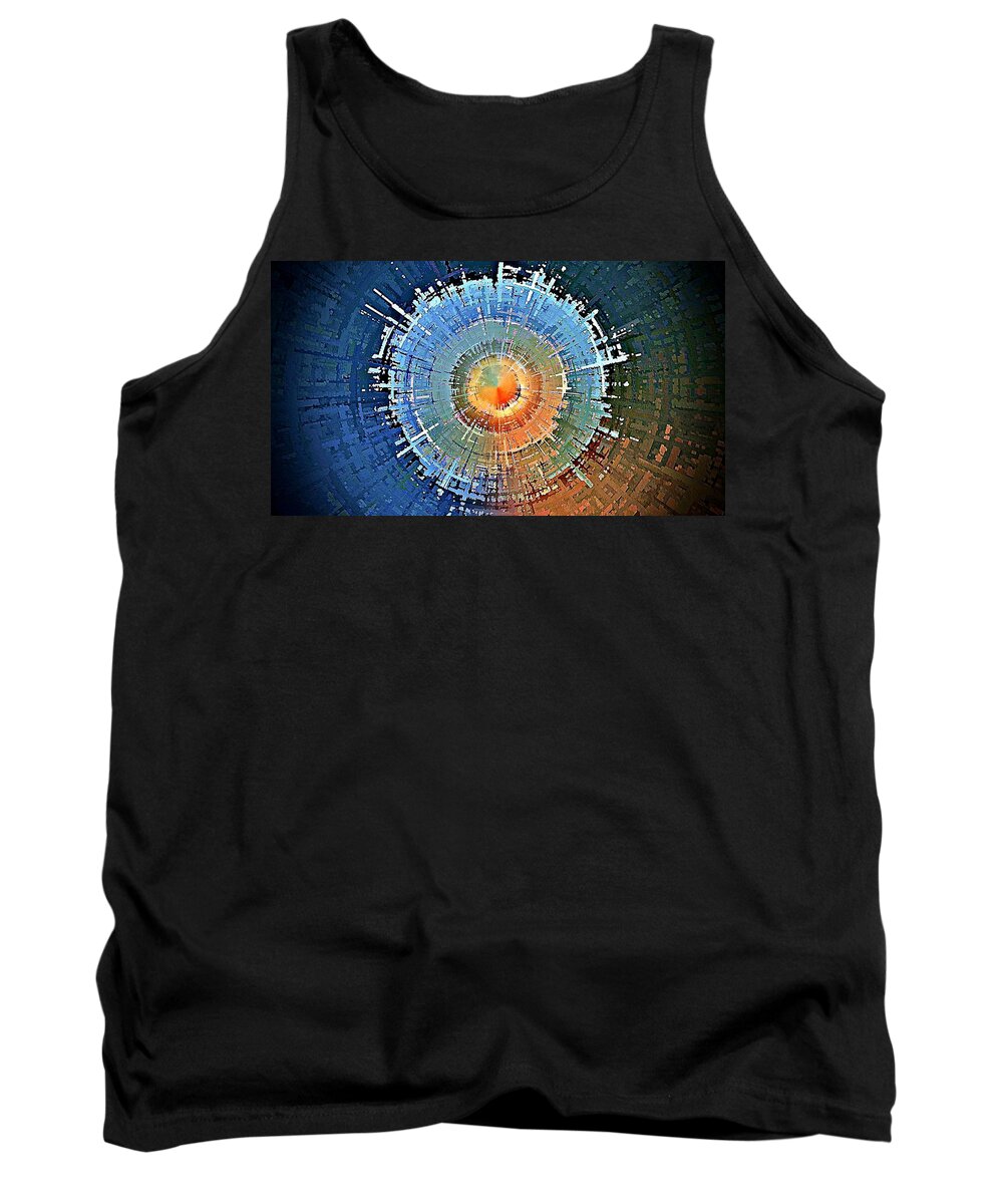 Star Tank Top featuring the digital art Alectrona by David Manlove