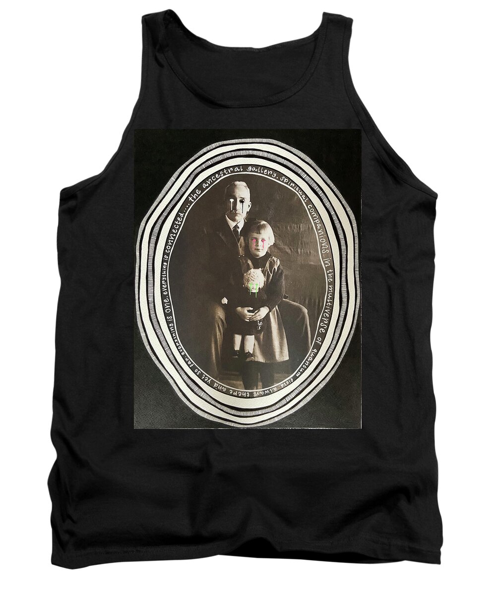 Mixedmedia Tank Top featuring the mixed media Ancestral Gallery by Tanja Leuenberger