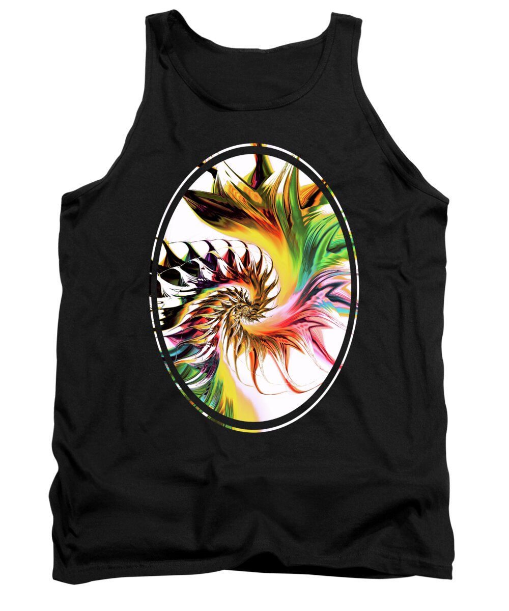 Computer Tank Top featuring the digital art Colors of Passion by Anastasiya Malakhova