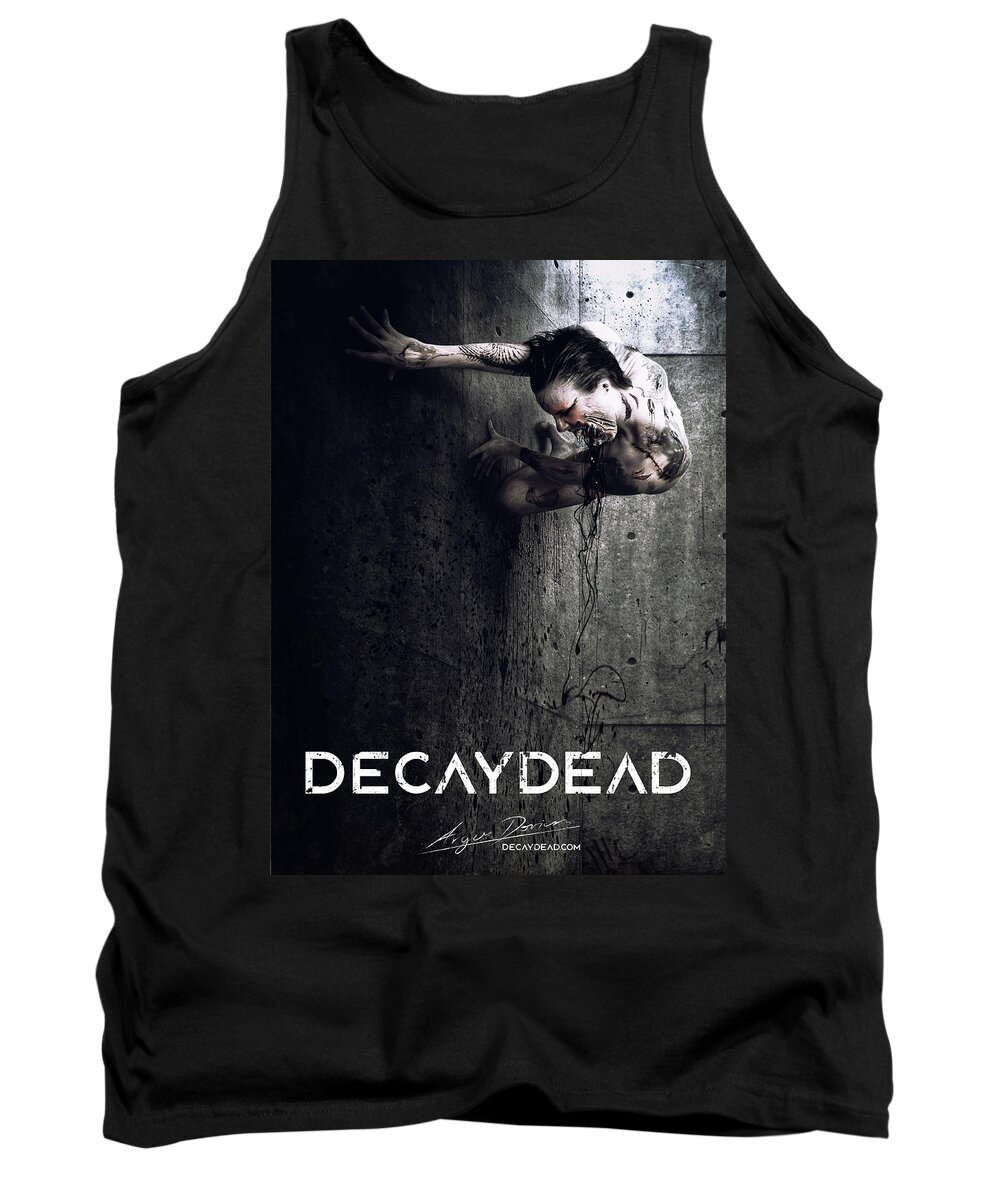 Horror Tank Top featuring the digital art Something wicked this way comes by Argus Dorian