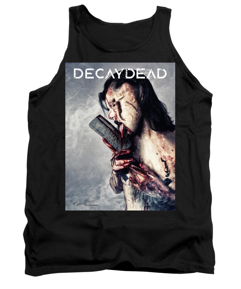 Argus Dorian Tank Top featuring the digital art The Insanity of the Decaydead Hunters by Argus Dorian