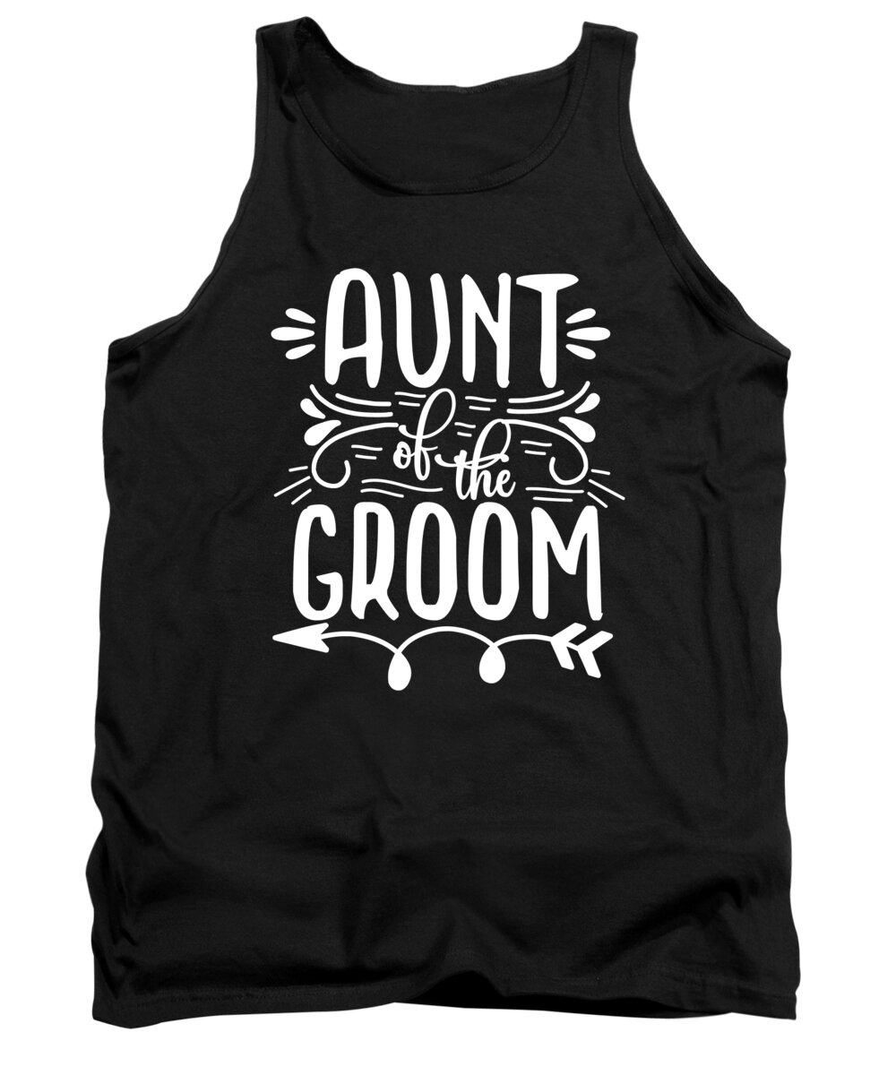 Bridesmaid Tank Top featuring the digital art Aunt of the Groom by Jacob Zelazny