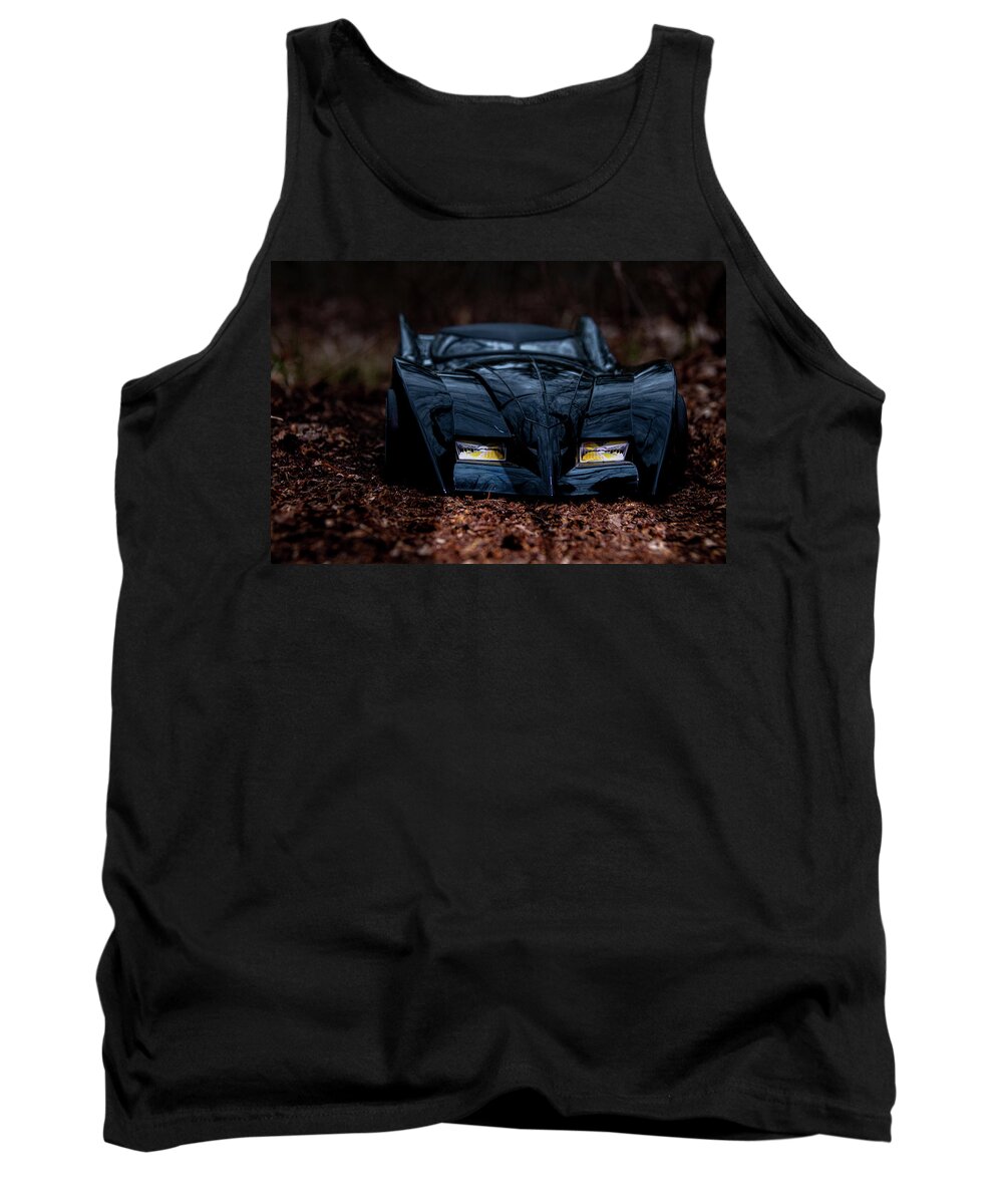 Bat Mobile Tank Top featuring the photograph Back To The Bat Cave by Kristia Adams