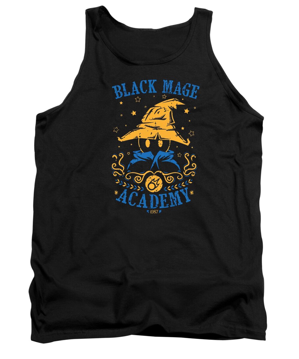 Black Mage Tank Top featuring the digital art Black Mage by Zazy