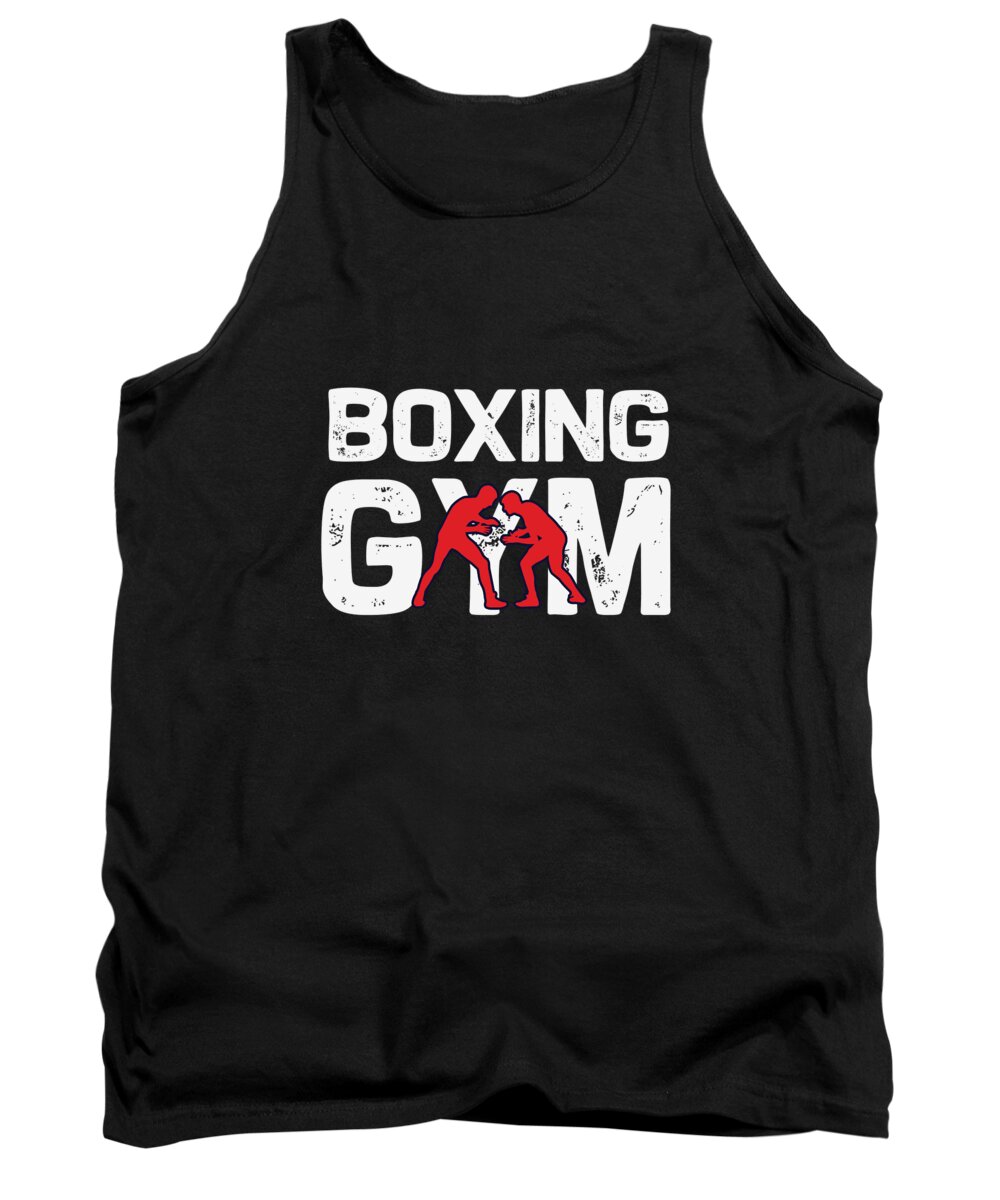 Boxing Tank Top featuring the digital art Boxing gym by Jacob Zelazny