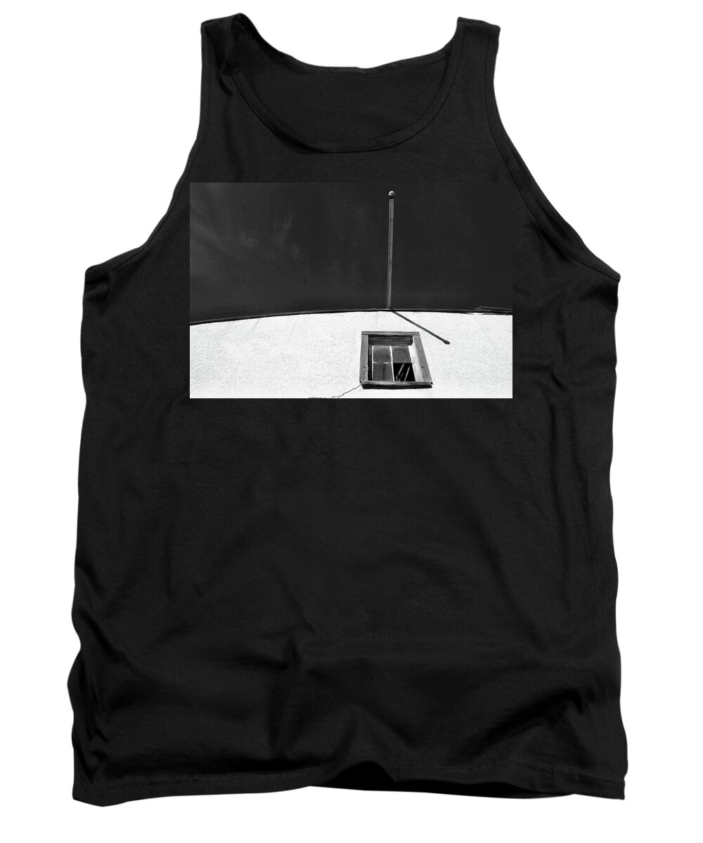 Window Tank Top featuring the photograph Broken Pane by Amee Cave