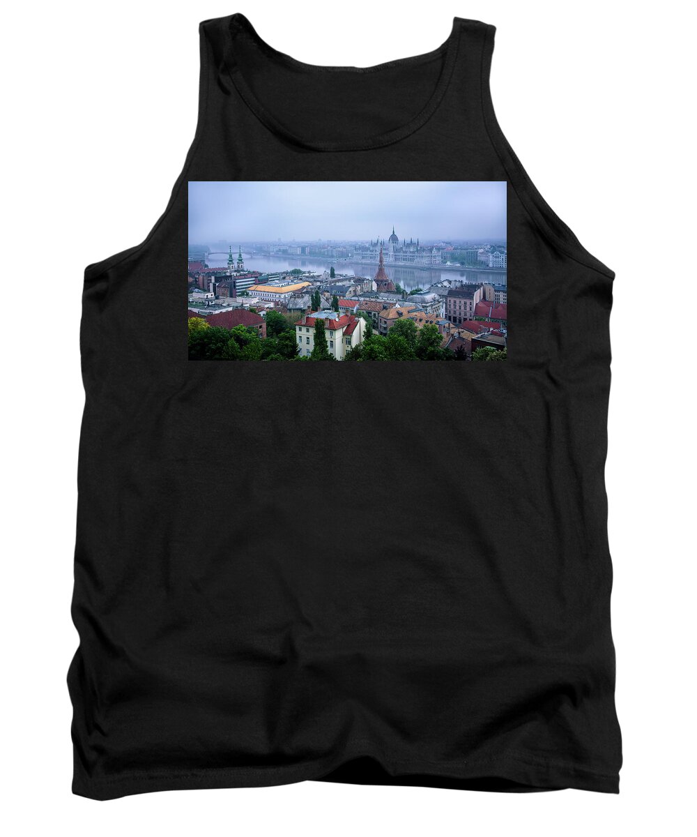 Architecture Tank Top featuring the digital art Budapest by Kevin McClish