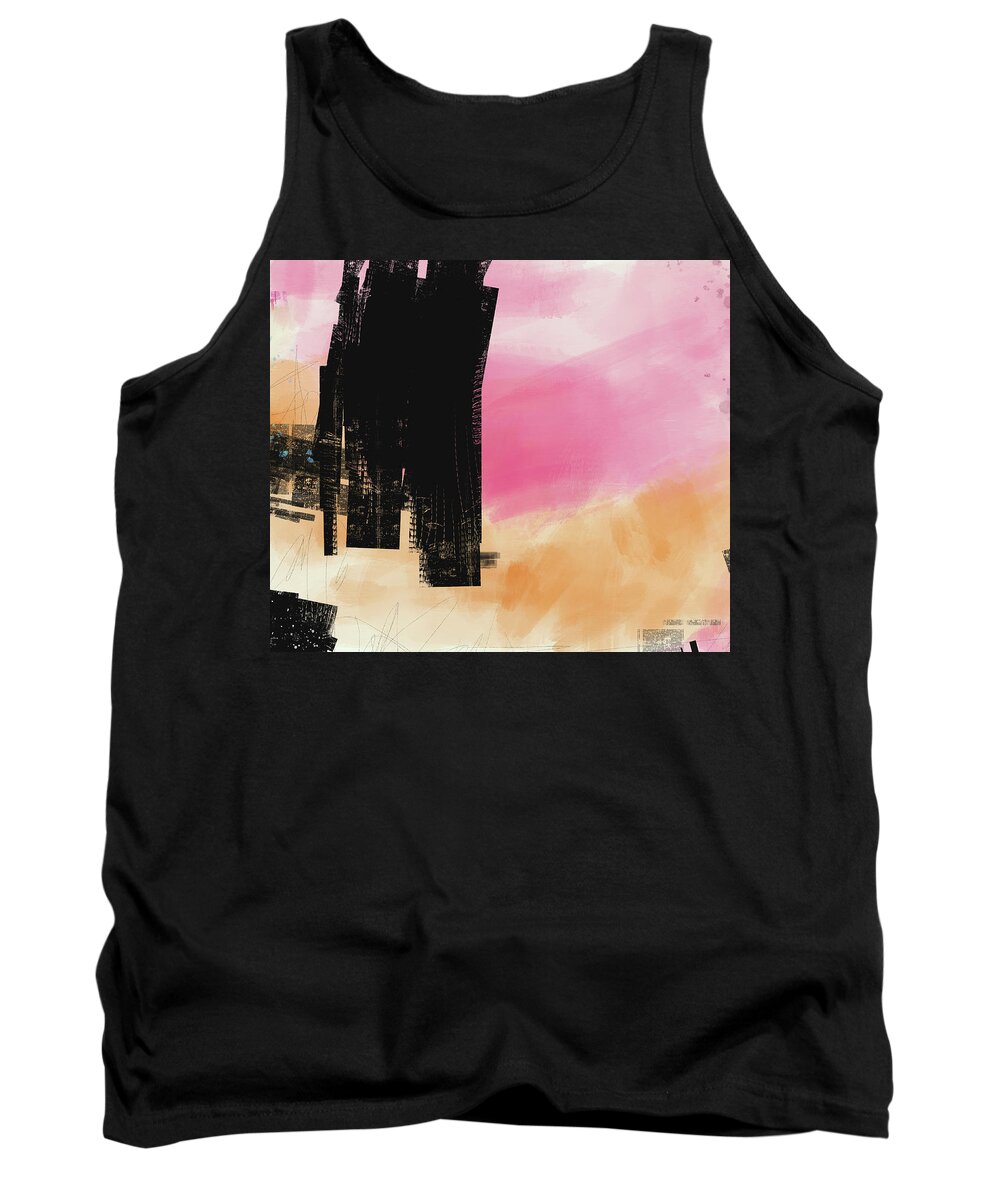Abstract Tank Top featuring the painting Carry On by Jacquie Gouveia