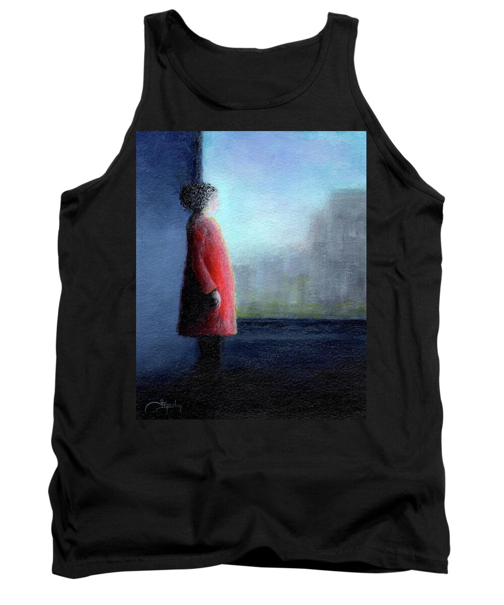 Catch Tank Top featuring the painting Catching My Breath II by Cindy Johnston